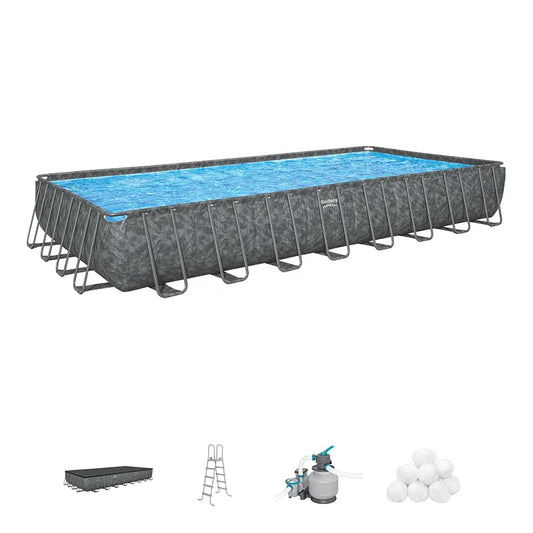 Bestway 561KJ მართკუთხა აუზი Steel Pro