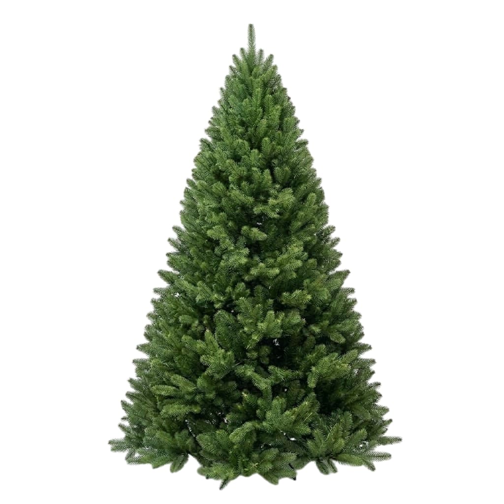 მწვანე ნაძვის ხე 210სმ სილიკონის წიწვებით სრულიად გაფუჩქული.