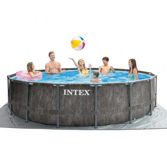 Intex 26742 მრგვალი კარკასული აუზი